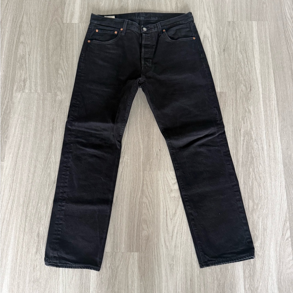 Levi’s 501 ‘93 Men’s Straight Fit Black Denim Jeans - 34/30